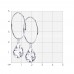 Silver earrings  925° Silver 925°