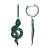 Silver earrings  925°